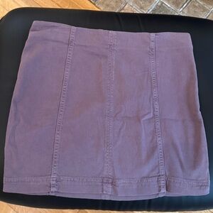 Free People Purple Mini Skirt